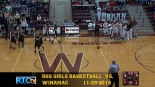RHS Girls Basketball vs Winamac High School