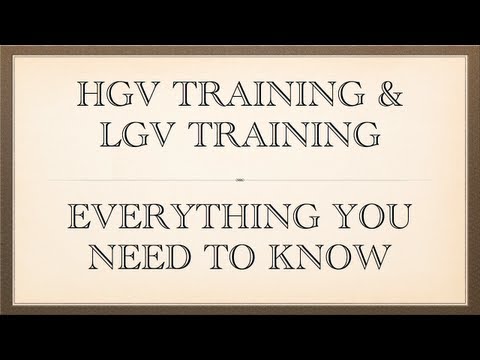 how to obtain lgv licence