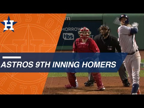Video: Astros pad lead in 9th with 2 homers in ALCS Game 1