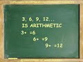ARITHMETIC AND GEOMETRIC SEQUENCES