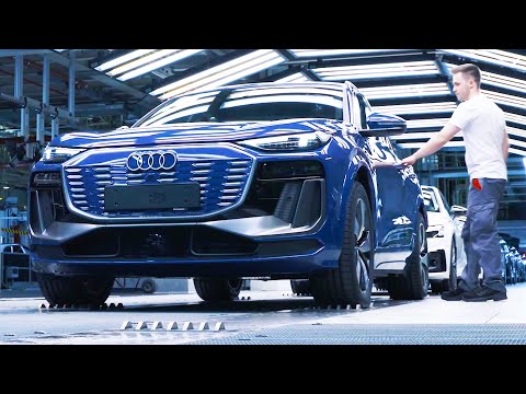 2025 Audi Q6 e-tron Production Line in Germany