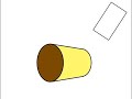 hand drawn cylinder rotating in perspective hand drawn cylinder rotating in perspective