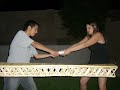 this is a presentation for a bridge project done in my geometry honors class.

the initial project is to build a four and a half foot bridge made out of popsicle sticks and glue, and to not go over the 1000 stick limit. it must hold fifty pounds and not bend more than 2 inches with said weight.

this is the presentation i made for our group, which really only consisted of myself and a neighbor of mine who was in my class. the third person is my friend, who willingly spent time helping us work through this, as we have 2 less people than we should in our group. we would not have finished without her!
(she's also jewish, and she approved the name. so take no offense to it, it's all good.)

music used: send me on my way ; rusted root
