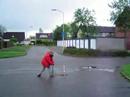 Wegduiken voor waterraket