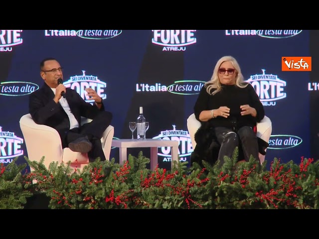 Carlo Conti scherza ad Atreju: Preoccupato perché quest'anno poca polemica a Sanremo