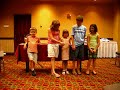 Some of the kid's at our 2009 CHERUBS International Congenital Diaphragmatic Hernia conference performed for us. Lyrics to 