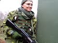 AIRSOFT GIRLS IN COMBAT at The Fort 2008 L85  L96 G36C