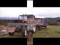 zetor 6945 is skiddind a tree