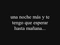 Hasta ma�ana lyrics