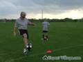 How to Coach a Soccer Team : Shooting Warm-up for Soccer Practice