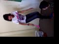 Angela dancing to Dance, Dance