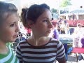 Heather and MaGae ai the Fall Festival in Thayer