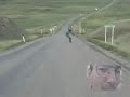 Longboarding down a big hill in the Canadian Prairies