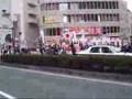 北京五輪聖火リレー 長野駅前の様子 その1