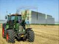 Stro halen in de polder
