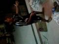 Ishvar dancing