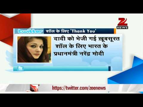 On Twitter, Nawaz Sharif's daughter Maryam thanks Narendra Modi or his gift for her grandmother
