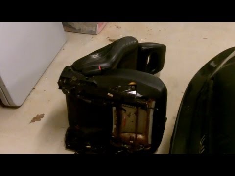 how to remove ek back seats