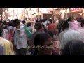 Maha Shivratri crowds time lapse in Varanasi