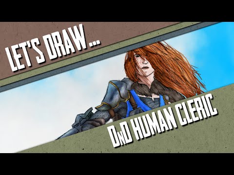 how to draw d&d characters