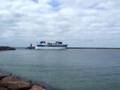 Anholt ferry coming in