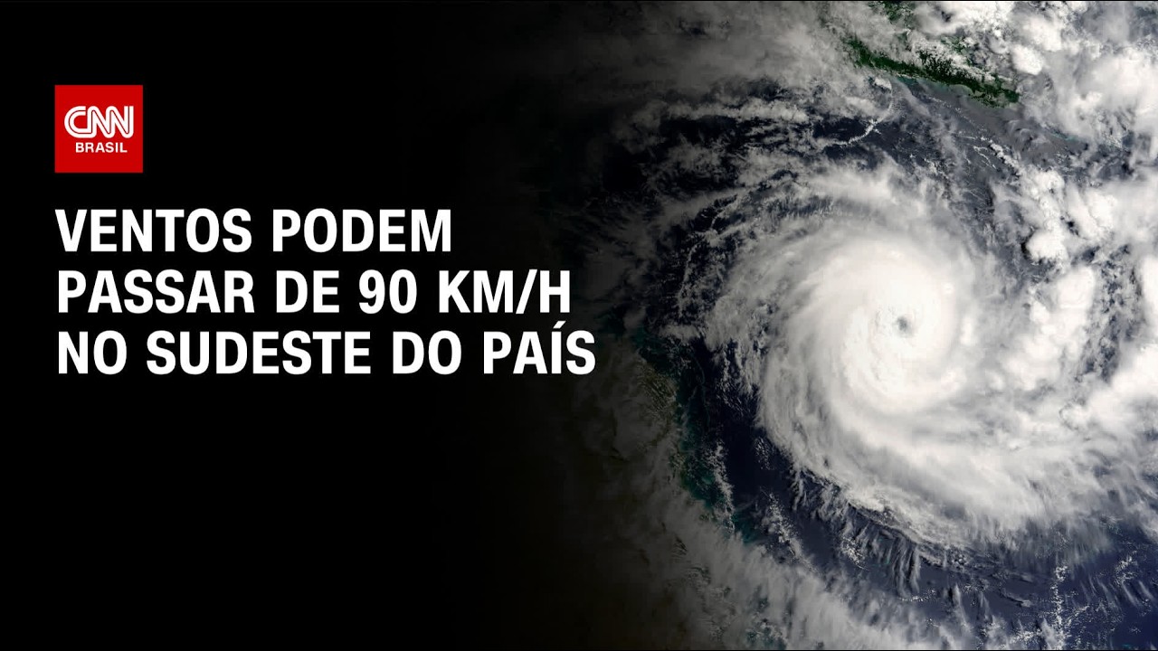 Alerta intensificado: ciclone vai provocar ventos de 100 km/h em SP e no RJ  | CNN NOVO DIA