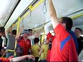 Czech fans singing Czech fans singing