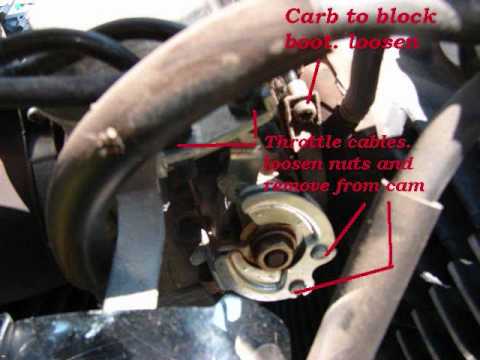 how to clean a v star 1100 carburetor