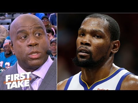 Video: Magic Johnson wants Kevin Durant to find happiness | First Take