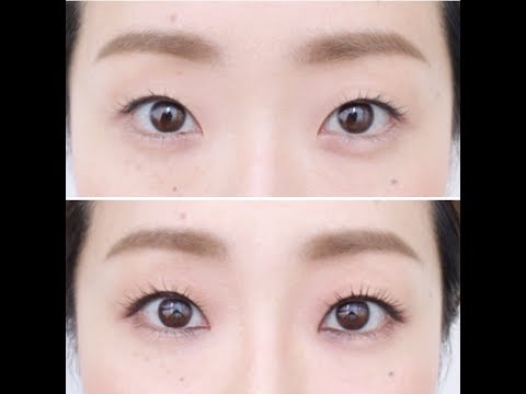 目を近づける求心メイク♡