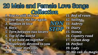20 MALE AND FEMALE  LOVE SONGS COLLECTION