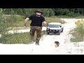 Volkswagen LT 4x4 climbing a 100% grade