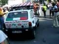 Tuff E Tade Team Mongol Rally 2008 piazza castello Milano