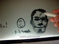 Homemade Wacom Cintiq - initial test