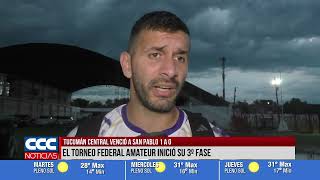 TUCUMÁN CENTRAL VENCIÓ A SAN PABLO 1 A 0