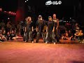 show nonameds crew freestyle hiphop and house dance in sangre x sangre bboy championship in barcelona, day 9 of september of 2006