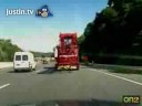 pilotcar.tv - Escorting a crane on I-87 South Yonkers Toll Plaza to site