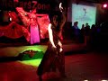 Buikdanseres en slangen slangenshow