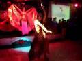 Buikdanseres en slangen slangenshow