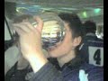 avison drinking from the cup