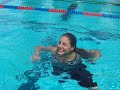 just anouck saying hello while she is in the pool