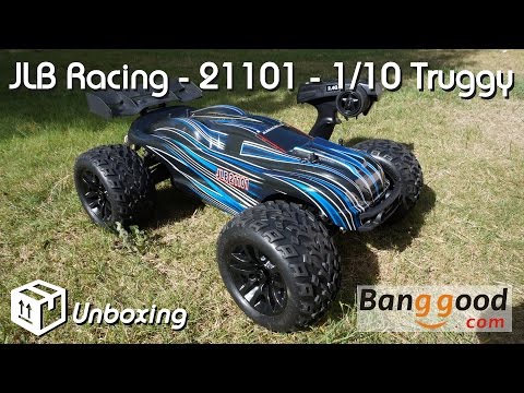 JLB Racing 21101 1/10 Truggy - unboxing