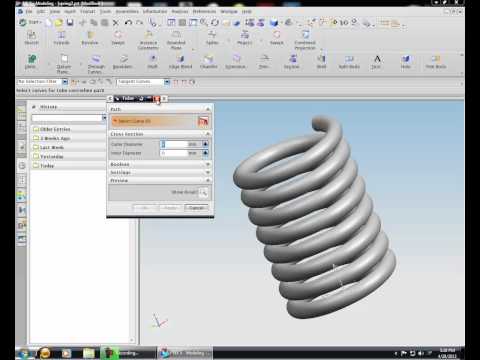 how to draw a spiral in nx