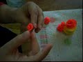 I'm practicing making roses from modeling clay so I can make them (and other flowers) out of fondant or sugar paste for cake decorating.