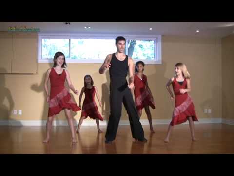 Salsa Basic Dance Step - learn  Latin Salsa Dance Lessons for kids salsa dancing