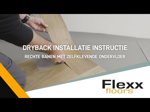 Flexxfloors Dryback - Visgraat met Zelfklevende Ondervloer
