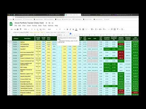 Free Online Investment Stock Portfolio Tracker Spreadsheet – Investment ...
