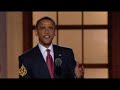 Obama accepts the Democratic Party nomination - 29 Aug 08