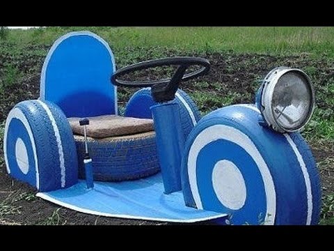 Изделия из автомобильных шин