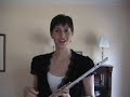 Nina Perlove on flute sound production part 2 Nina Perlove on flute sound production part 2